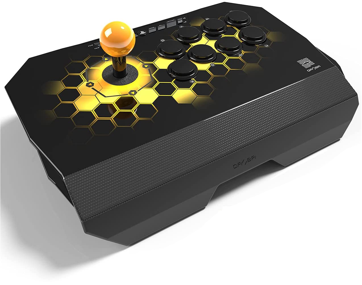 Qanba Arcade Controller Obsidian,Pearl,Drone w/ Cleaning Cloth PS3