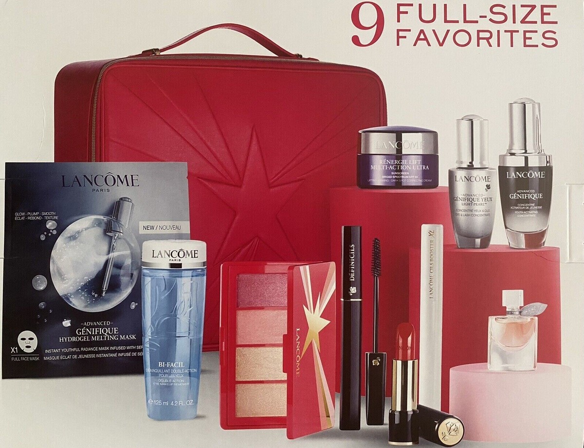 NIB LANCOME Holiday Beauty Box Collection 9 full-size Set