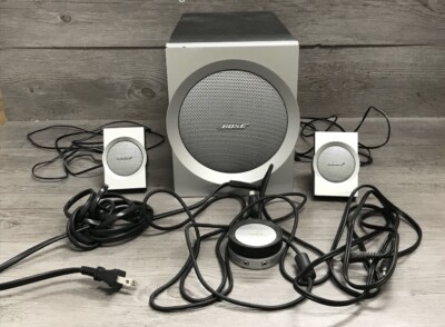 BOSE Companion 3 Series 1 Multimedia Speaker System Set Deep Bass