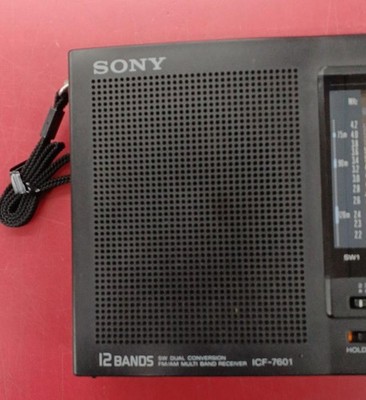 Sony ICF-7601 FM/AM/SW Multi-Band Receiver AM MW FM SW Analog 12