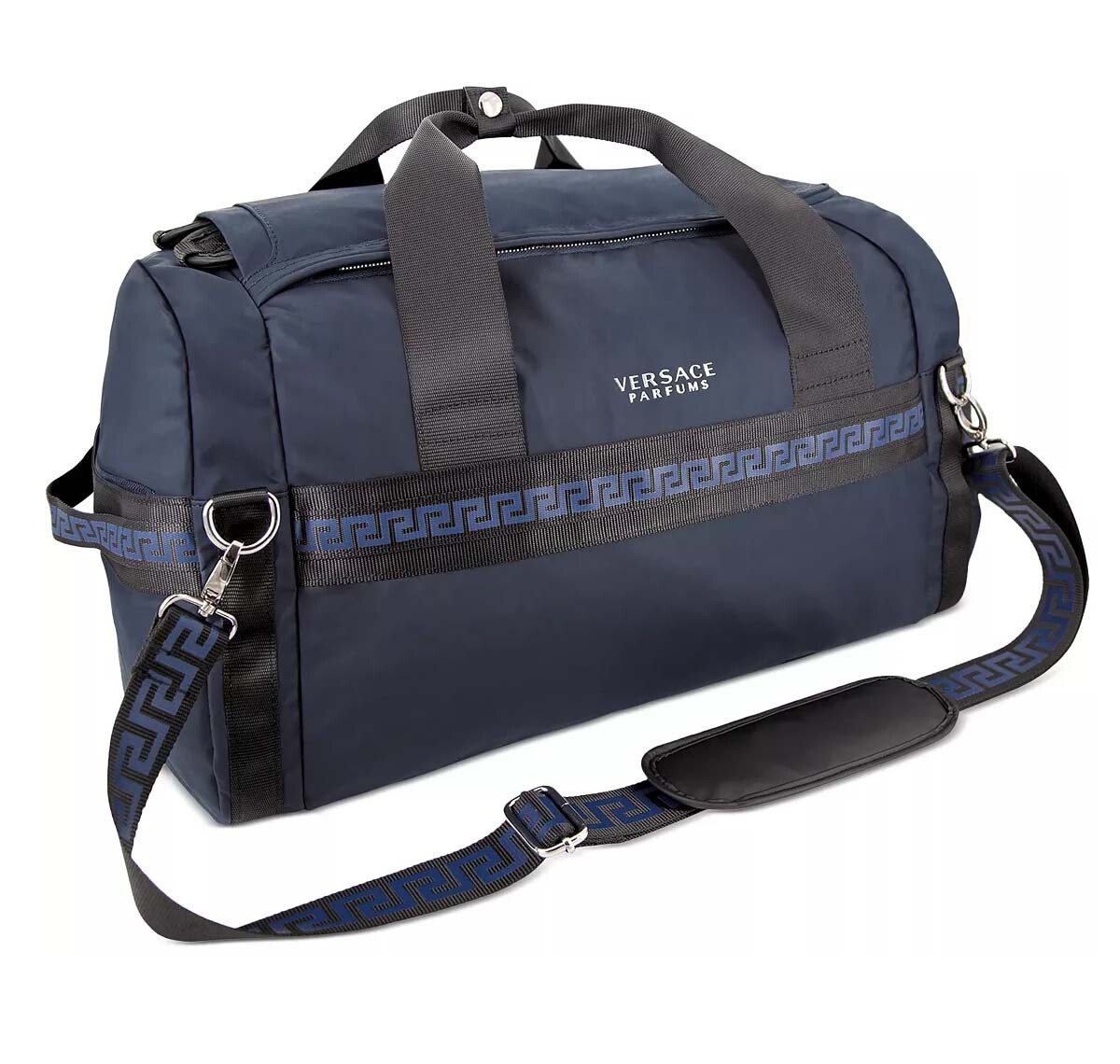 Versace For Man Faux Leather Duffle Backpack Weekender Travel Bag