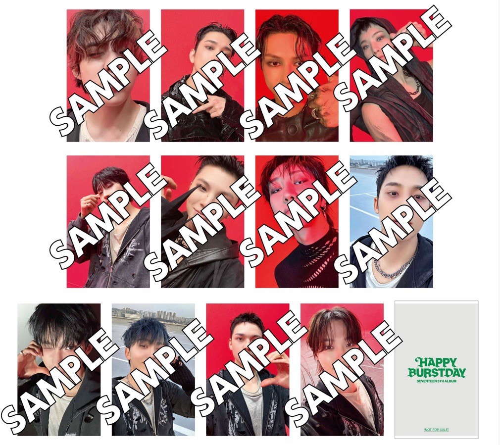 SEVENTEEN HAPPY BURSTDAY TSUTAYA JAPAN DAREDEVIL ver. Benefit