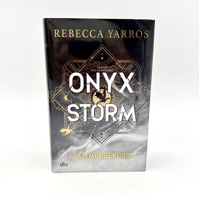 German Onyx Storm Flammengekusst By Rebecca Yarros (Pre-Order