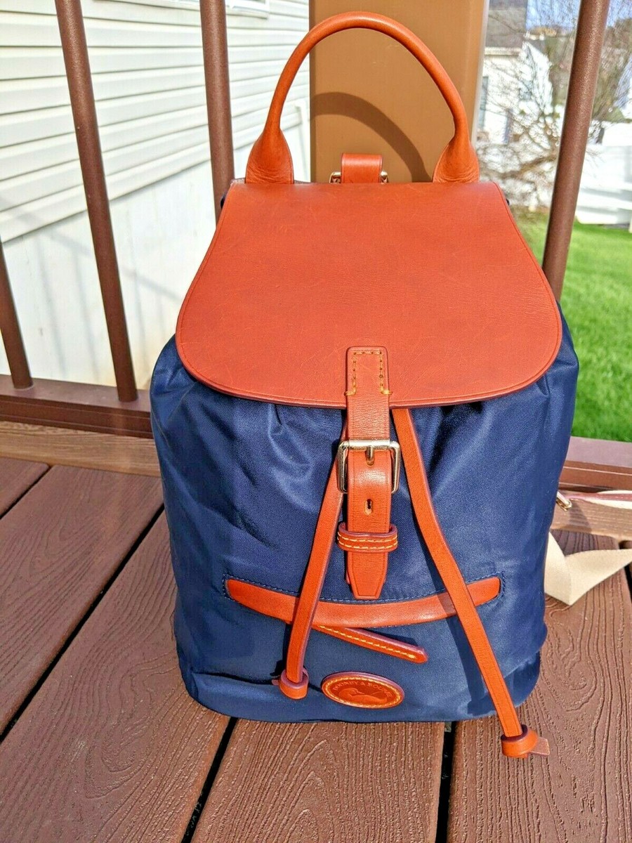 Dooney & Bourke Navy Blue ⚓ Nylon Allie Backpack | eBay