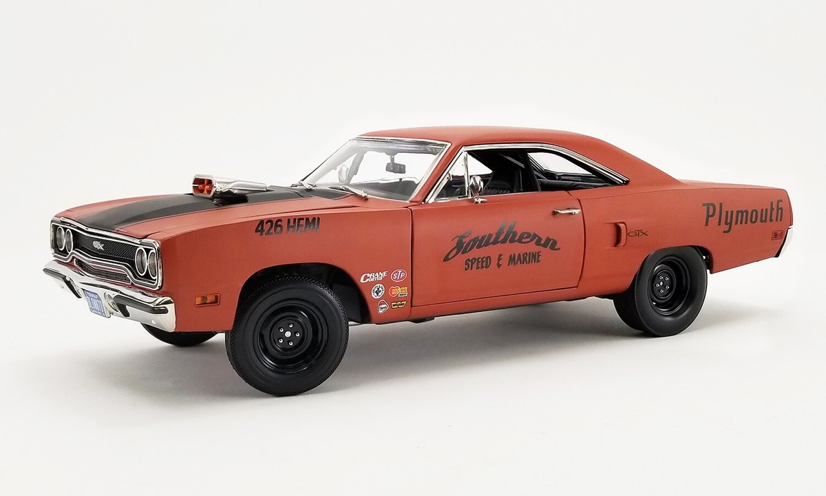GMP ACME 1:18 1970 PLYMOUTH ROAD RUNNER GTX DRAG CAR - SOUTHERN
