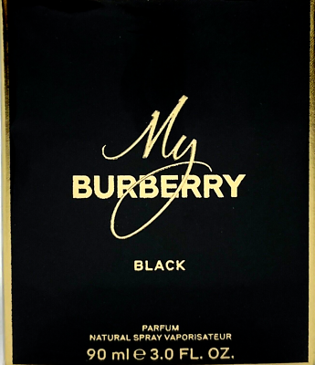 BURBERRY My BURBERRY BLACK PARFUM SPRAY FOR WOMEN 3.0 Oz / 90 ml