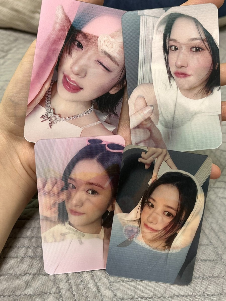 IVE - AN YUJIN X CLIO PHOTOCARD SET A B NEW 27 - 29/5/2024