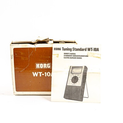 Korg WT-10A – Vintage Needle Tuner with Case, Box, Manual