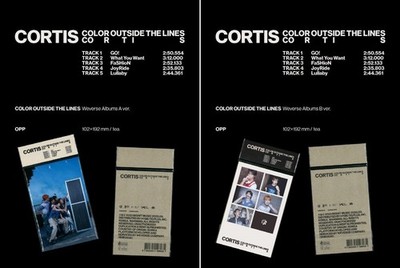 Cortis - 1st EP Color Outside The Lines Weverse Albums 2 versions