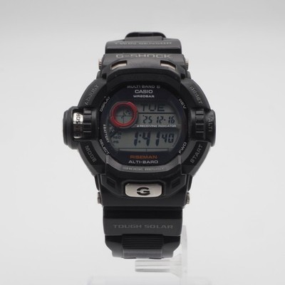 CASIO G-SHOCK GW-9200J-1JF Riseman Black Solar Digital Watch