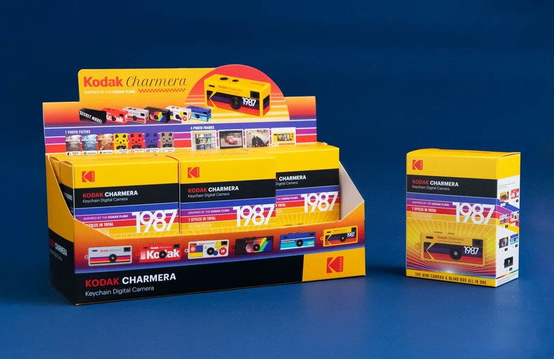 Mini Kodak Charmera Vintage Portable Keychain Digital Camera Blind