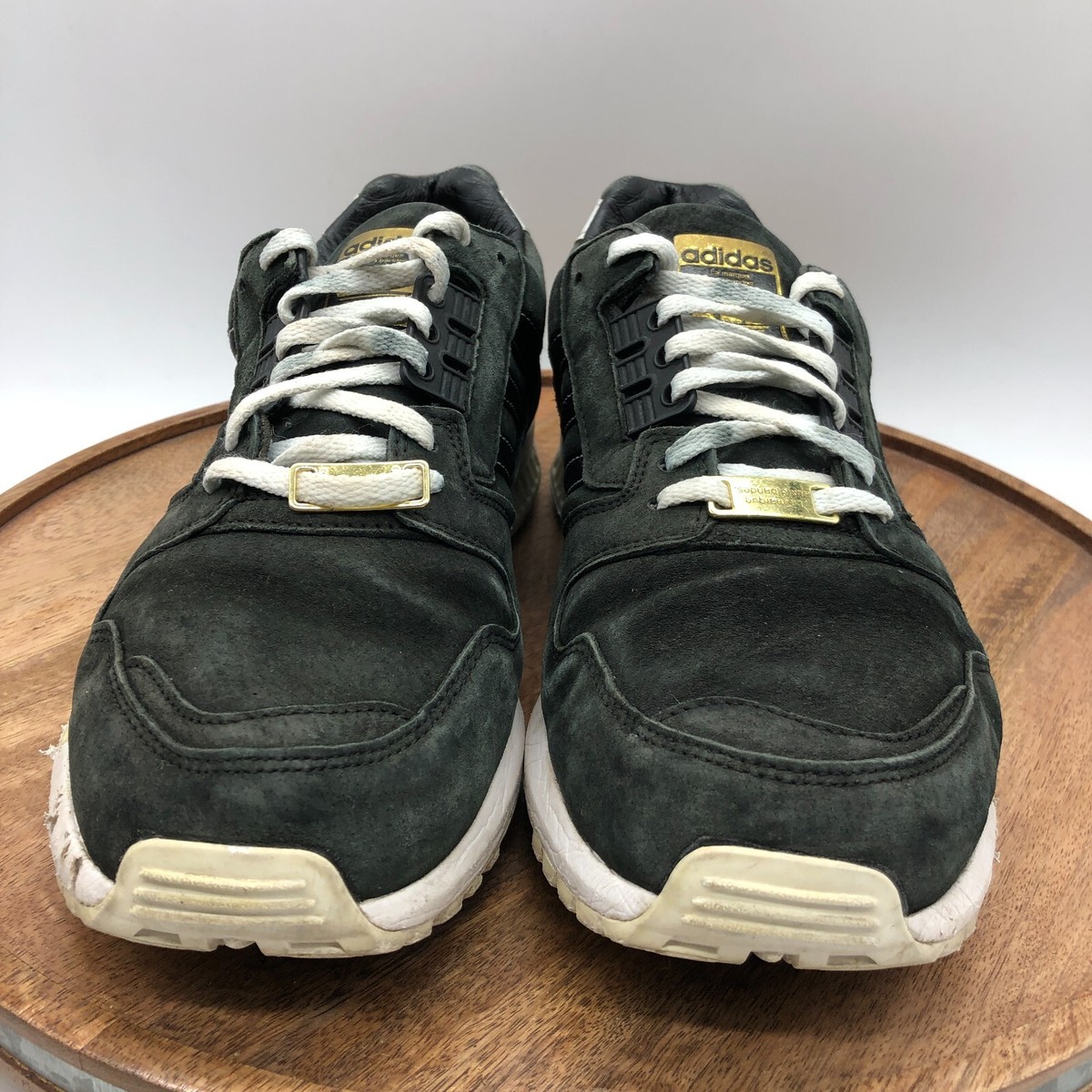 Adidas Men's ZX 8000 Black Gold Suede EH1505 Leather Athletic