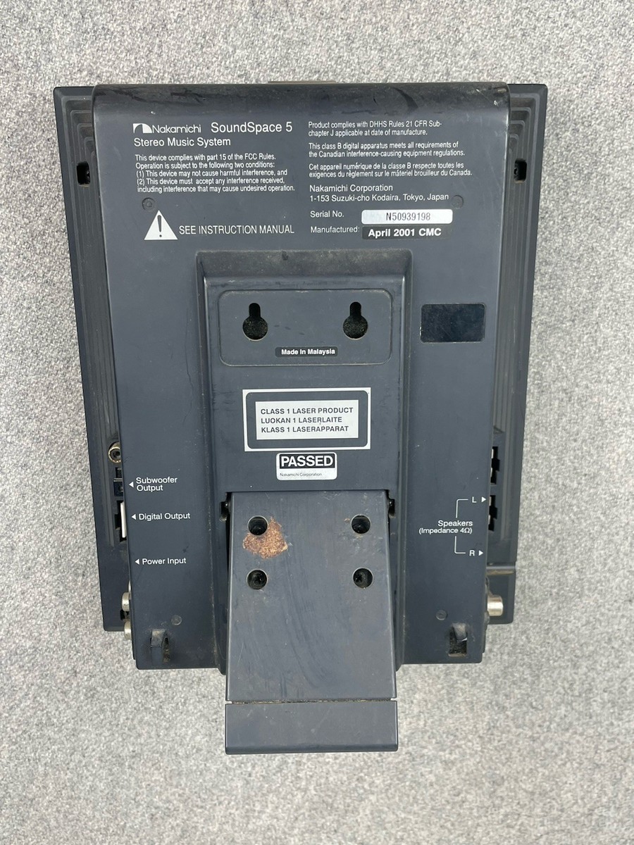 Nakamichi SoundSpace 5 3-Disc Music System | eBay