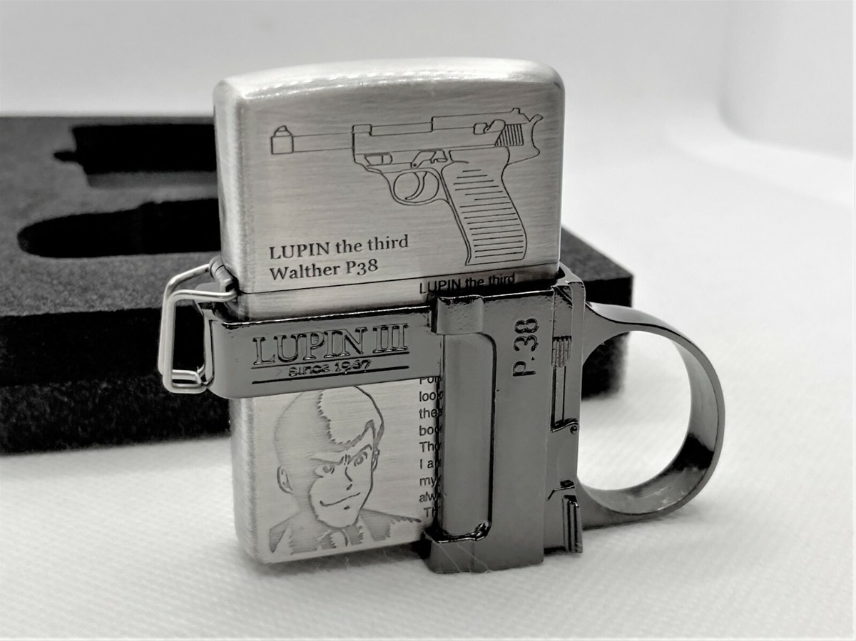Unused ZIPPO Limited Edition Lupin the Third Gun Action Walther