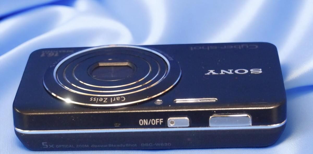 N Mint] SONY Cyber-Shot DSC-W630 Black Compact Digital Camera