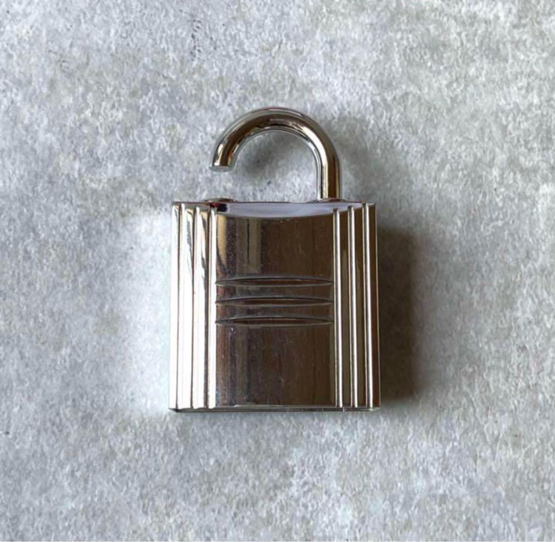 Authentic HERMES Vintage H Logos Cadena Lock Perfume Bottle Case