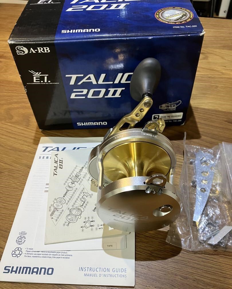 SHIMANO TALICA 20-II 20 II Big Game Reel Gear Ratio 5.2 Weight