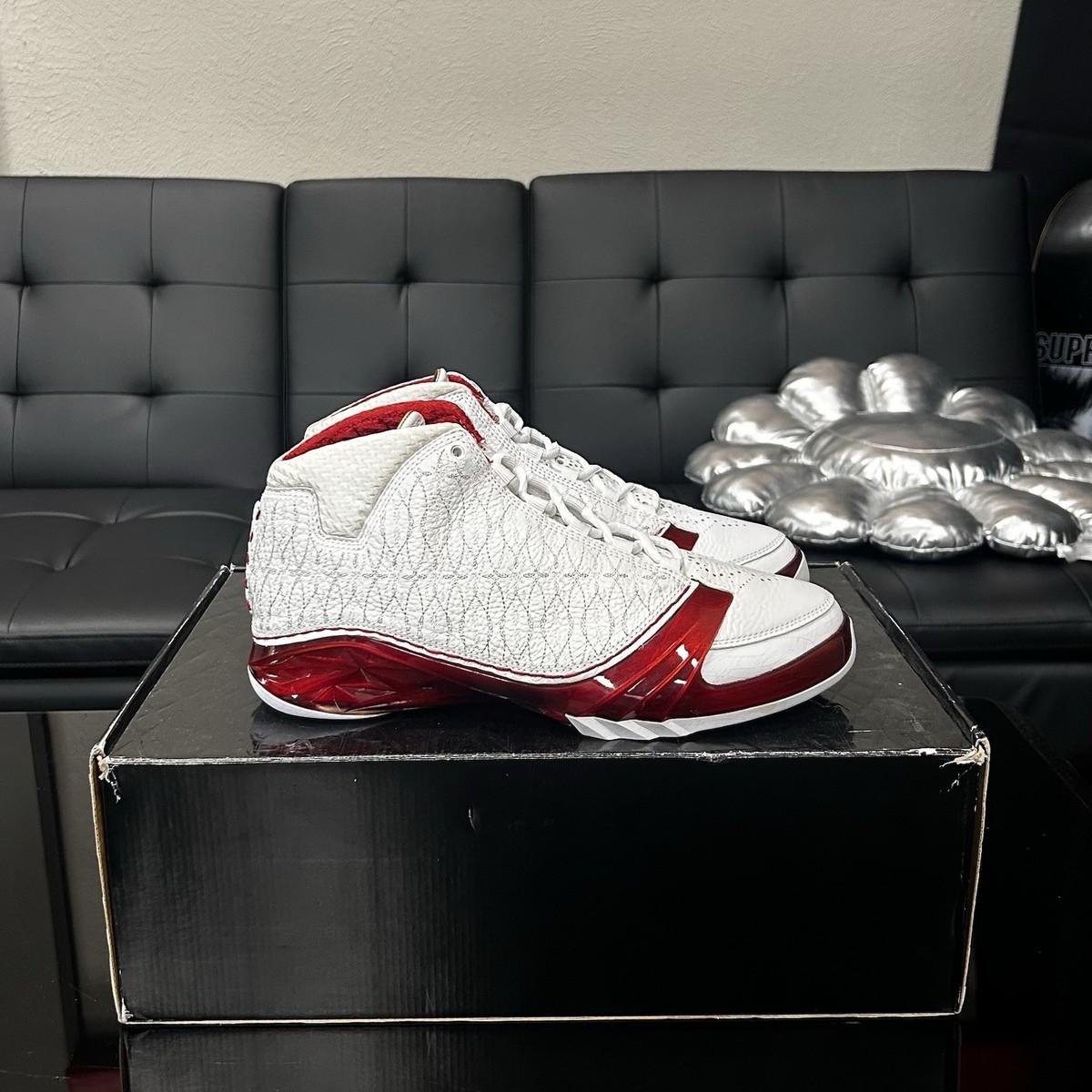 Nike Air Jordan 23 XX3 White Varsity Red 2008 Size 10 Sneakers