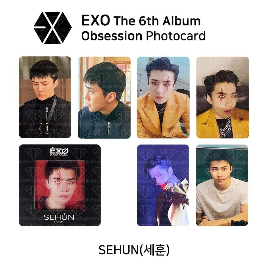 EXO 6th Album OBSESSION Official Photocard Photo Slide SEHUN | eBay