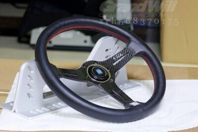 NARDI 330mm 13' Perforated Leather&Carbon Fiber Racing Sport