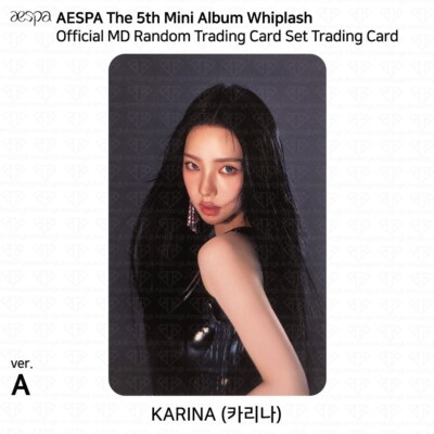 Aespa 5th Mini Album Whiplash POP UP Official MD Random Trading