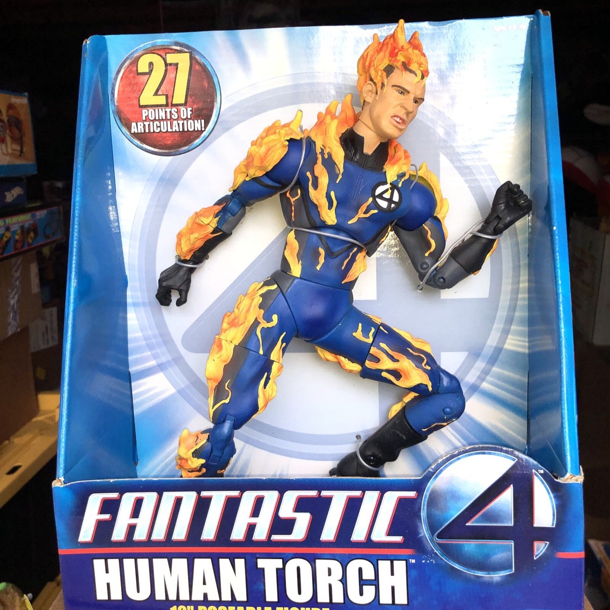 NEW MARVEL FANTASTIC FOUR 4 HUMAN TORCH FLAME 12