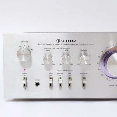 TRIO KA-7100D Integrated Amplifier Vintage Stereo Amp Tested Japan