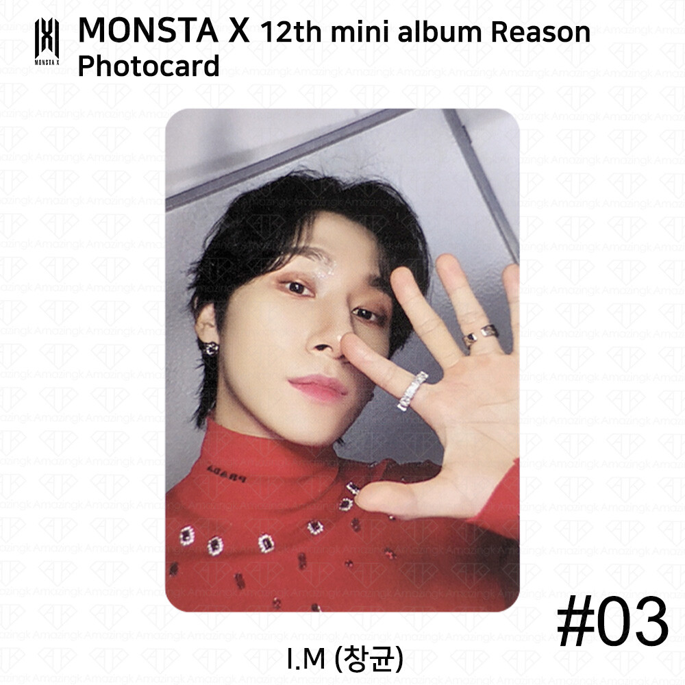 Monsta X 12th Mini Album Reason Official Photocard Each Member