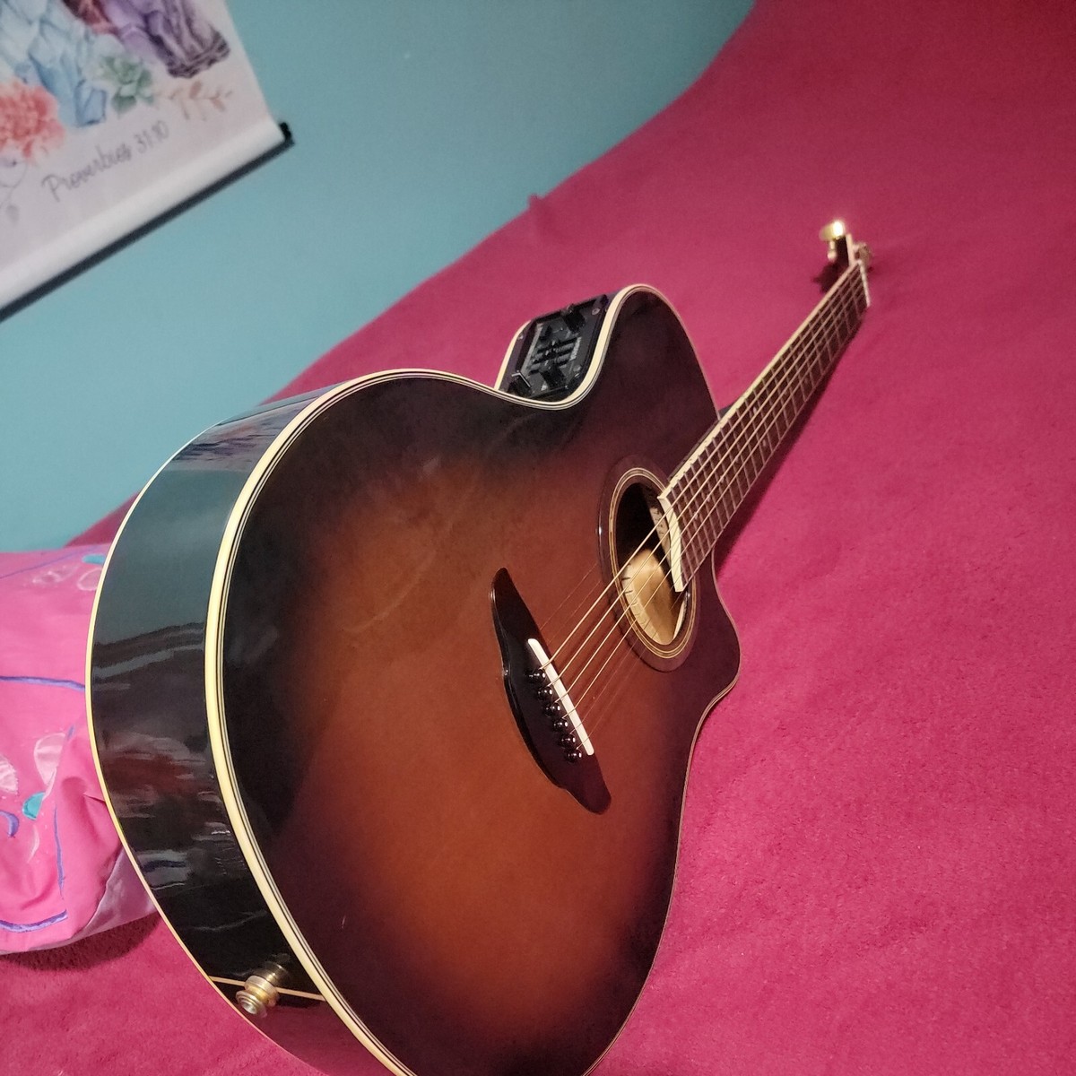 Yamaha APX-8CS Acoustic Electric Guitar - mahogany, black, brown