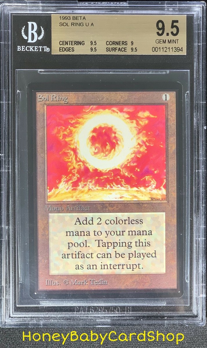 太陽の指輪 Sol Ring LEB beta ベータ β MTG マジック 太陽のリング