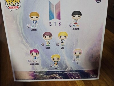 BTS V Suga Jin Jung Kook RM Jimin J-hope Funko Pop ! Rocks Figure