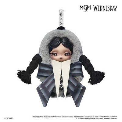 SKULLPANDA X WEDNESDAY PLUSH (NEVERMORE ACADEMY UNIFORM VERSION