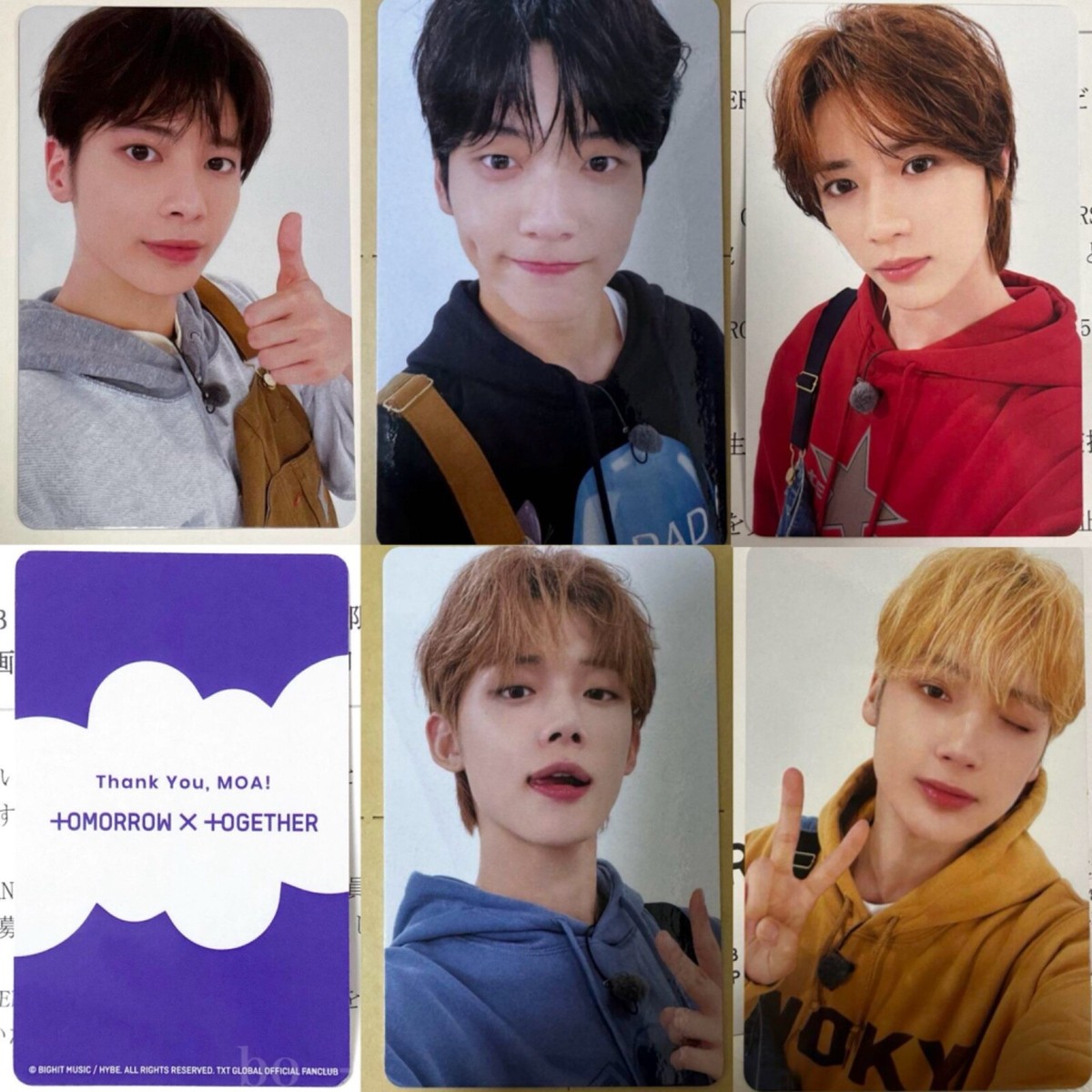 TXT HAPPY TOGETHER QUIZ 当選 5枚 トレカ TXT HAPPY TOGETHER quiz