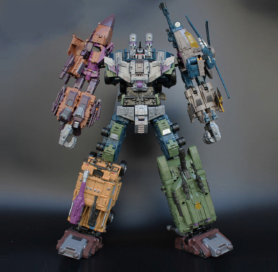 For Jinbao 5-in-1 Military Combiner Robot Oversized Transform