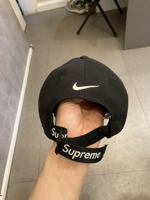 Nike x supreme acg denim 6 panel black cap | eBay