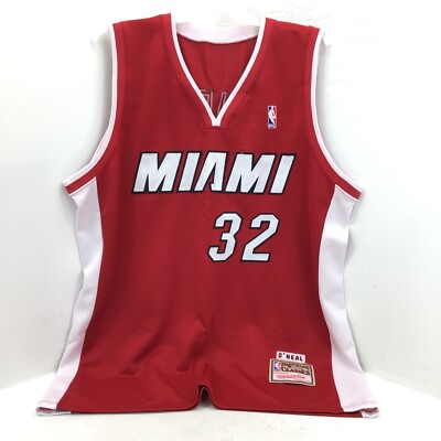 Miami Heat Shaquille O'Neal Shaq Mitchell & Ness Hardwood Classic