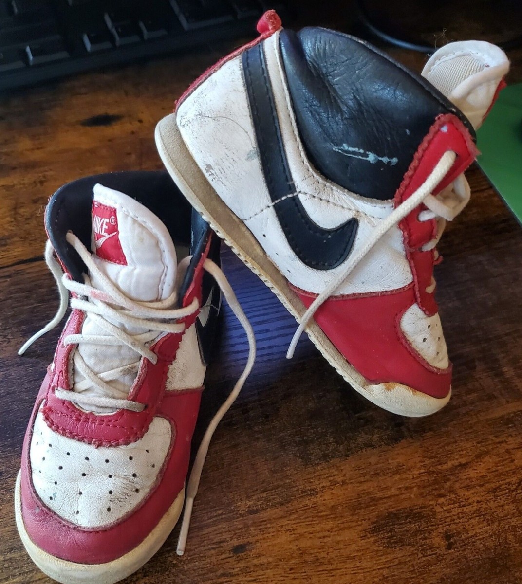 Original 1985 Nike Baby Air Jordan 1 Chicago Toddler Size 7