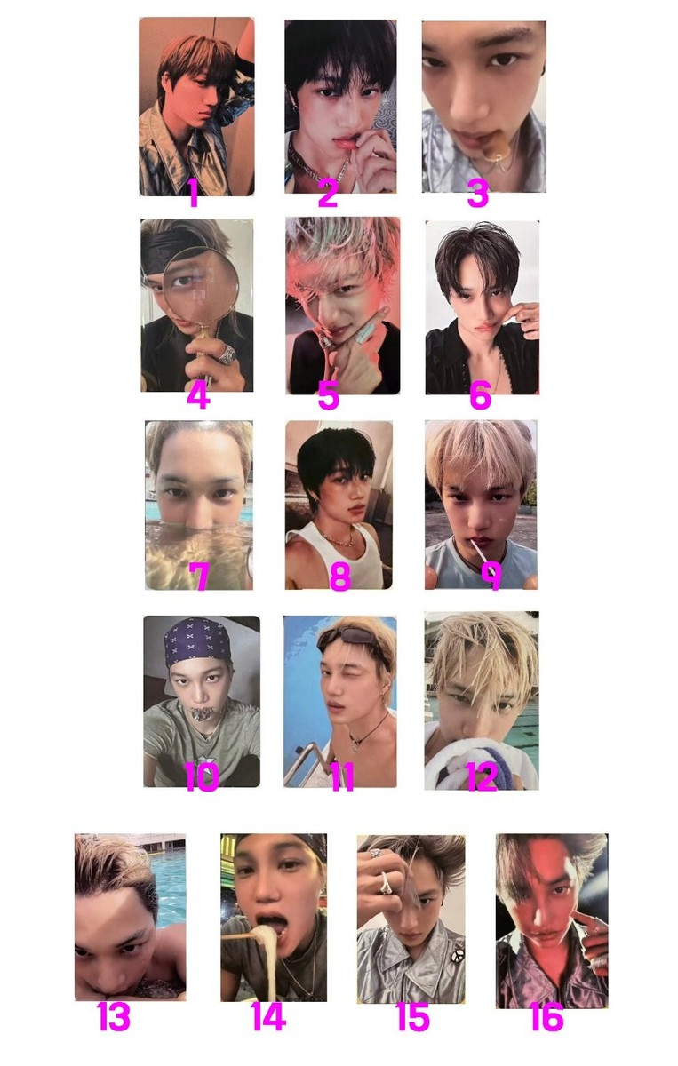 EXO KAI - Album Wait On Me Official Photocard BOOK SLEEVE PLAYER