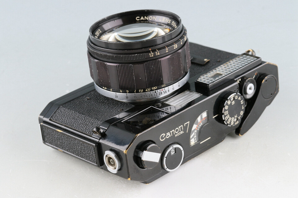 Canon 7 Original Black Paint + 50mm F/1.2 Lens #46294 E6 | eBay