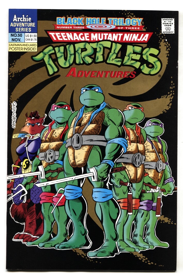 Teenage Mutant Ninja Turtles Adventures #50 1993 - Archie -NM