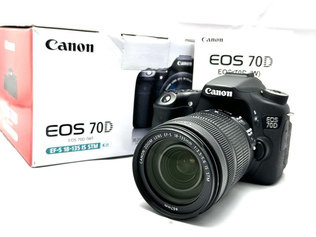 Canon EOS 70D 18-135mm レンズ付 Wi-Fi搭載 一眼レフ CANON EOS 70D