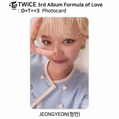 TWICE 3rd Album Formula of Love : O+T= 3 Official Photocard