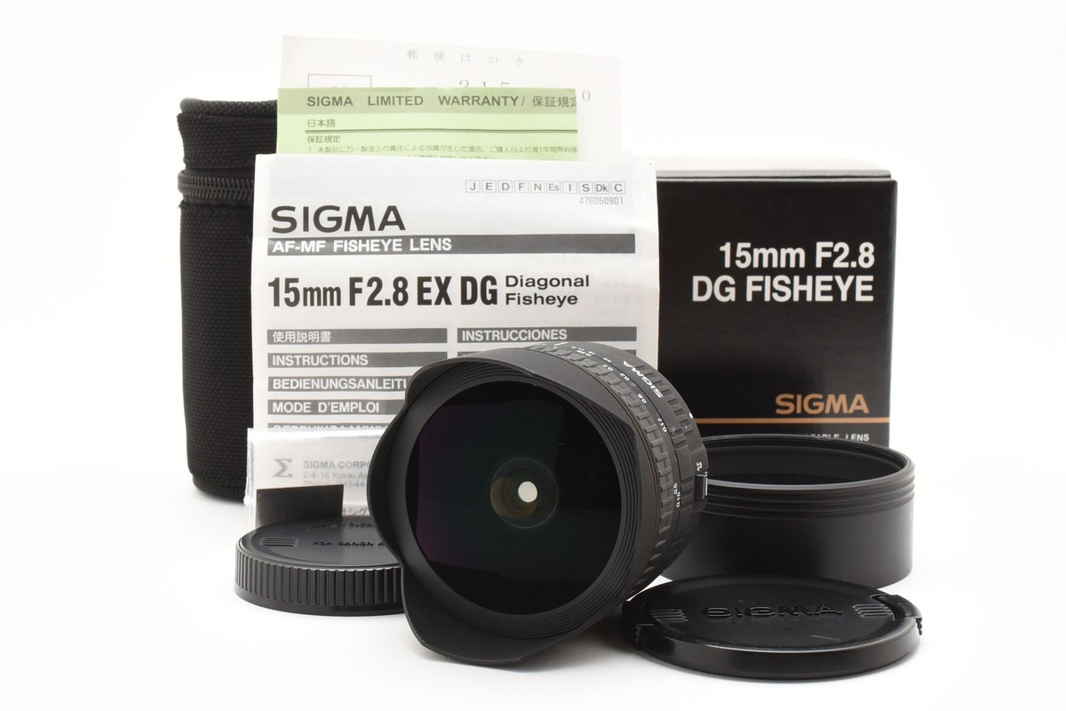 SIGMA 15mm f2.8 EX FISHEYE 【EFマウント】 【公式通販】