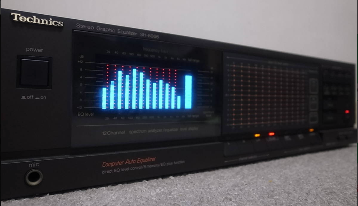 Technics SH-8066 12-Band Graphic Equalizer Spectrum Analyzer