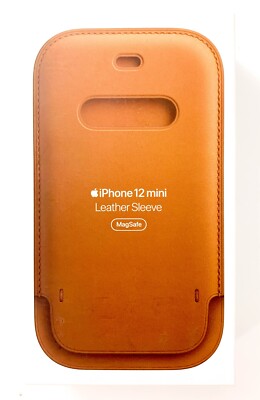 Apple Genuine Leather Sleeve with MagSafe for iPhone 12 Pro/Mini