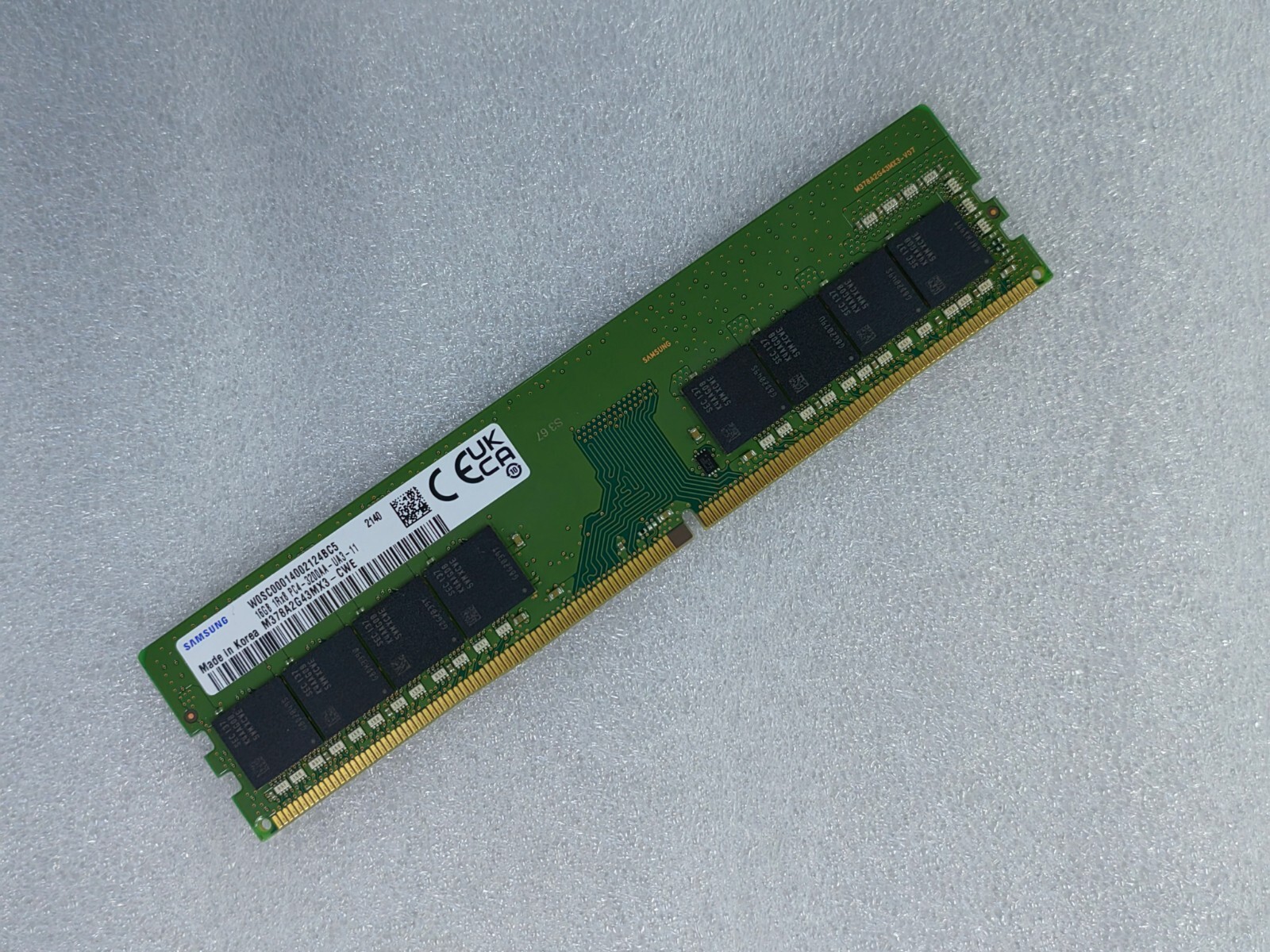 Samsung 16GB DDR4 3200 Desktop DIMM RAM 1Rx8 PC4-3200AA-UA3 PC4