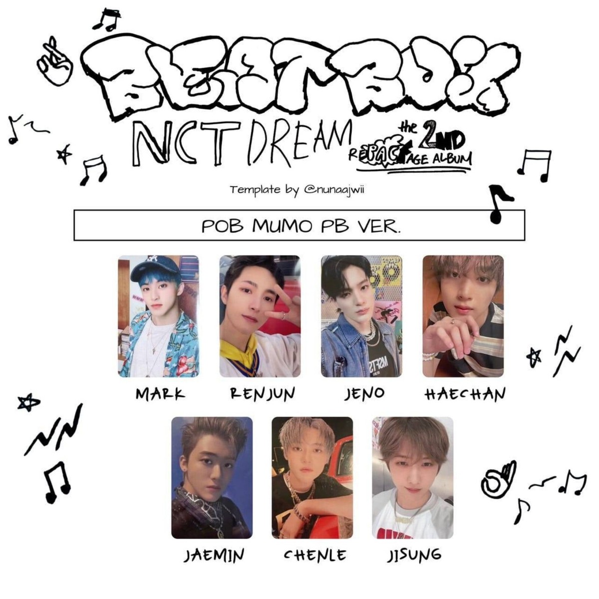 K-POP・アジア Beat it up sheriff ver mumo mu-mo card K-POP・アジア