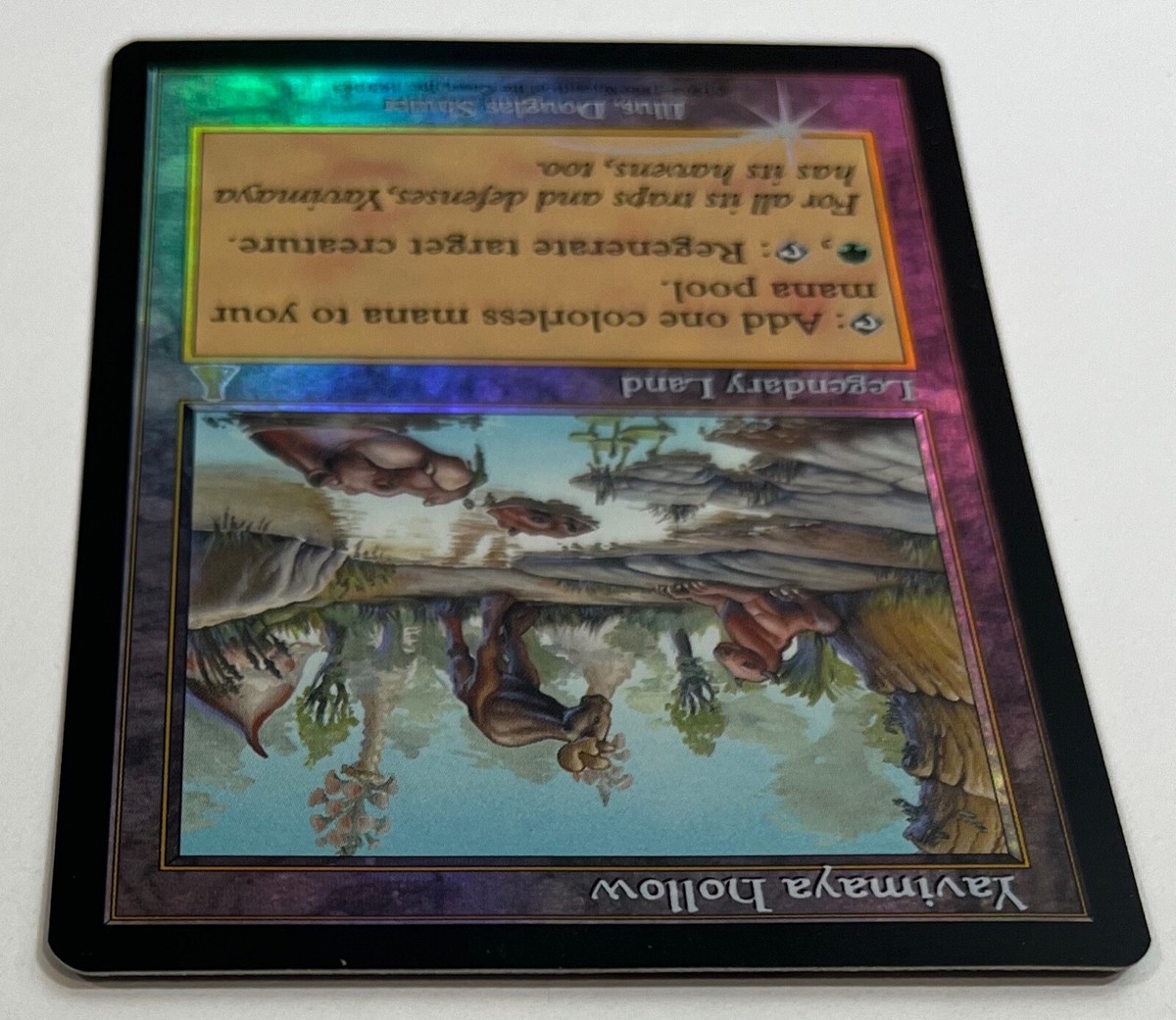 ヤヴィマヤのうろ穴 Foil 英語版 MTG 英語 Yavimaya hollow ヤヴィマヤ