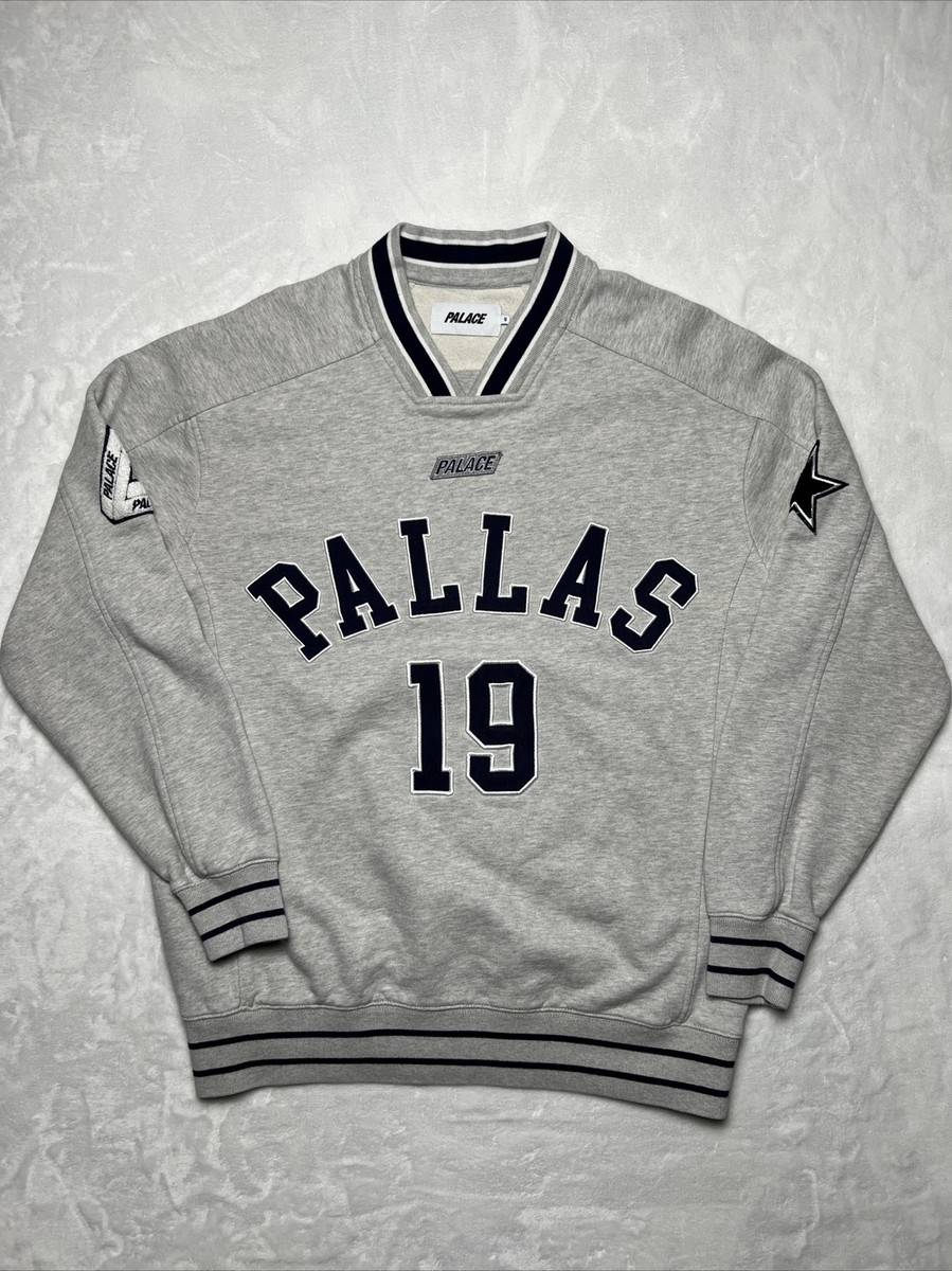 Palace Skateboards “Pallas” Crew Size S Gray Sweatshirt FW19 | eBay