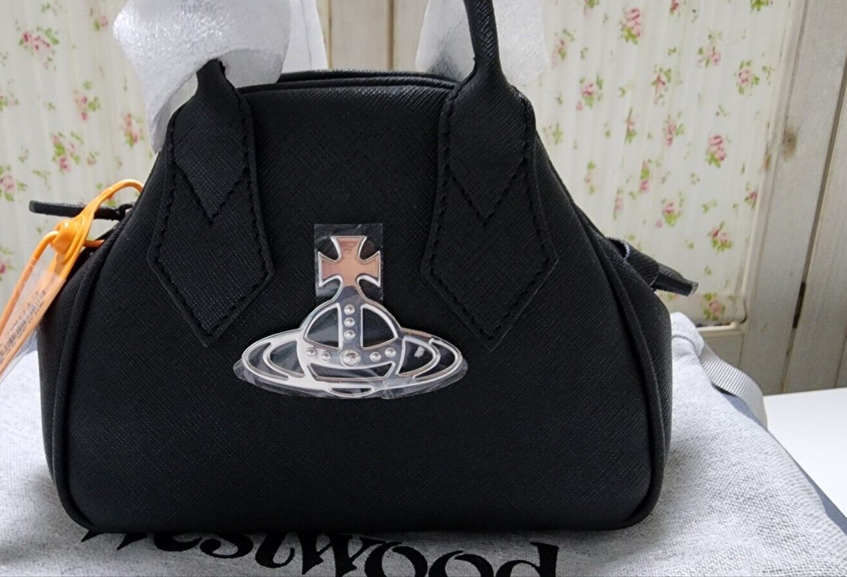 Vivienne Westwood Saffiano Leather Biogreen Mini Yasmine handbag